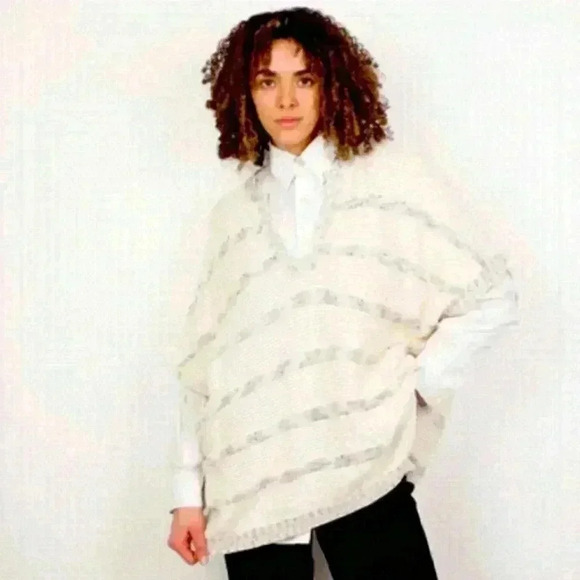 BNWT Vince Oversized Cotton Sweater  Size XS - Picture 1 of 9